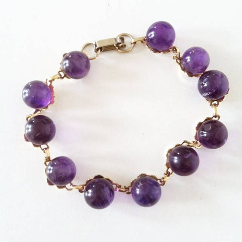 Amethyst bracelet