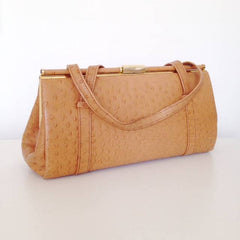 Ostrich leather Handbag  SOLD