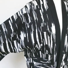 Black and White Kimono Style Jacket  SOLD OUT