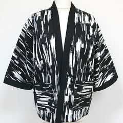 Black and White Kimono Style Jacket  SOLD OUT