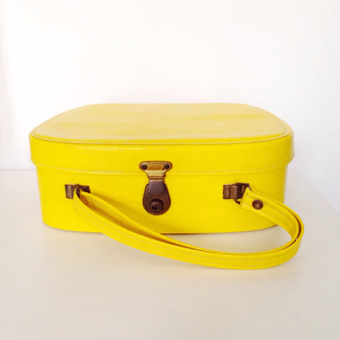 Yellow vanity case - sold