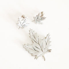 1940s Brooch and Earrings Set